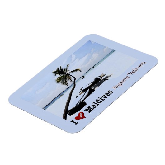 Maldiven - Angsana Velavaru - I Love - Magnet Magneet (Linkerzijde)