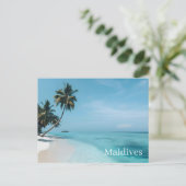 Maldiven Ansichtkaart Briefkaart (Staand voorkant)