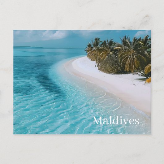 Maldiven Ansichtkaart Briefkaart (Voorkant)