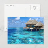 Maldiven Ansichtkaart Briefkaart (Voorkant / Achterkant)