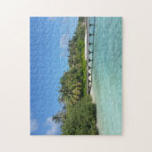 Maldiven Beach Boardwalk Legpuzzel (Verticaal)
