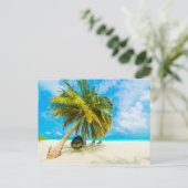 Maldiven Beach briefkaart (Staand voorkant)