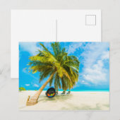 Maldiven Beach briefkaart (Voorkant / Achterkant)