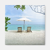 Maldiven Beach Magneet (Voorkant)