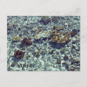 Maldiven beach postcard briefkaart