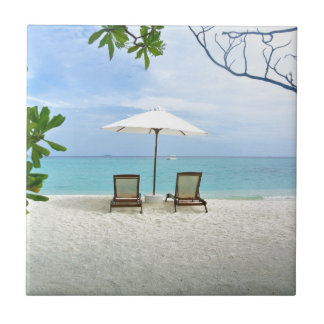Maldiven Beach Tegeltje