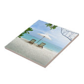 Maldiven Beach Tegeltje (Zijkant)