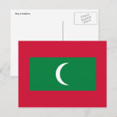 maldiven briefkaart (Voorkant / Achterkant)