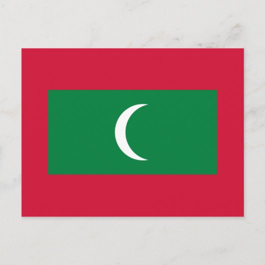 maldiven briefkaart (Voorkant)