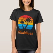 Maldiven Family Vacking Beach Tropisch T-shirt (Voorkant)