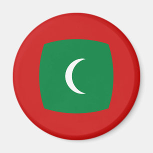 Maldiven Fisheye Flag Magnet