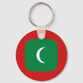 Maldiven Fisheye Flag Sleutelhanger (Voorkant)