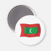 Maldiven Flag Magnet (Voorkant / Achterkant)