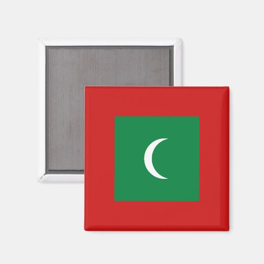 Maldiven Flag Magnet (Voorkant / Achterkant)