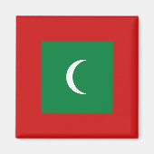 Maldiven Flag Magnet (Voorkant)