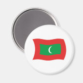 Maldiven Flag Magnet (Voorkant / Achterkant)