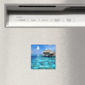 Maldiven Foto Magneet (Insitu (Vaatwasser))