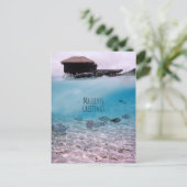 Maldiven Greetings Snorkeling Fun Souvenir Briefkaart (Staand voorkant)