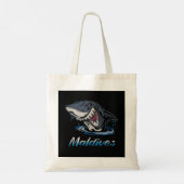 Maldiven Holiday Islands Shark Design Tote Bag (Achterkant)
