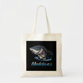 Maldiven Holiday Islands Shark Design Tote Bag (Voorkant)