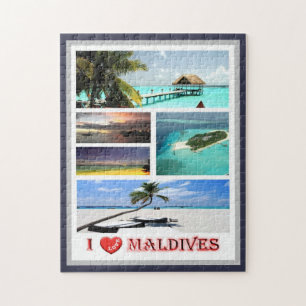 Maldiven - I Love - Legpuzzel