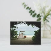 Maldiven Island Boat Briefkaart (Staand voorkant)