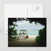 Maldiven Island Boat Briefkaart (Voorkant / Achterkant)