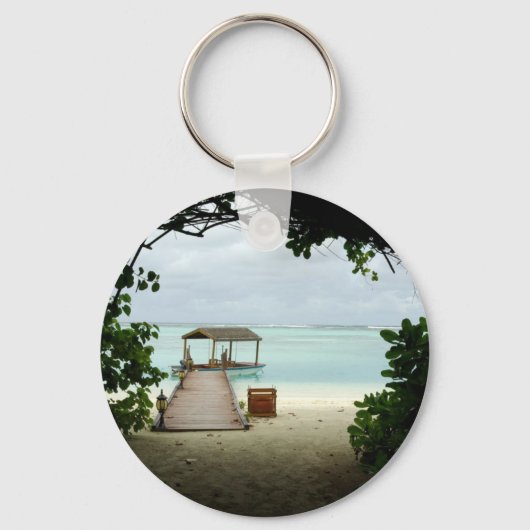 Maldiven Island Boat Sleutelhanger (Voorkant)