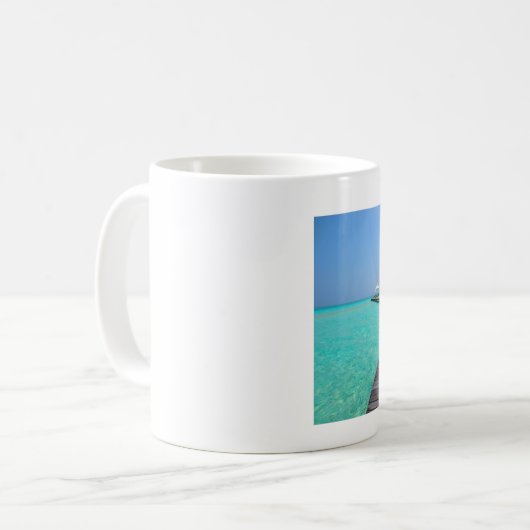 Maldiven koffie-mok koffiemok (Voorkant links)