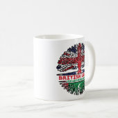 Maldiven Maldiviaans Brits Brits - Bergoldvlag Koffiemok (Voorkant rechts)