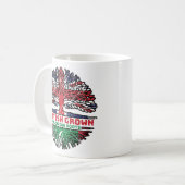 Maldiven Maldiviaans Brits Brits - Bergoldvlag Koffiemok (Voorkant links)