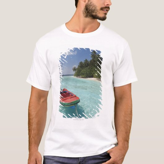 Maldiven, mannetjesatoen, Kuda Bandos Island T-shirt (Voorkant)
