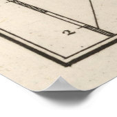  Maldiven Map (1764) Poster (Hoek)