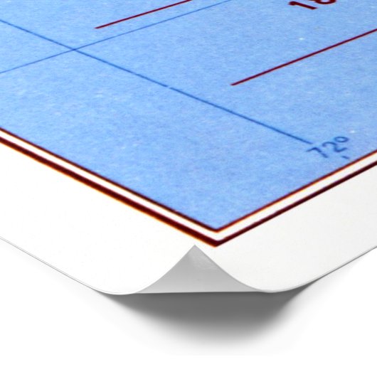  Maldiven Map (1977) Poster (Hoek)