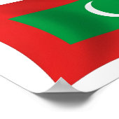 Maldiven Markering Poster afdrukken (Hoek)