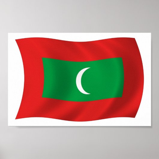 Maldiven Markering Poster afdrukken (Voorkant)