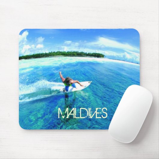 Maldiven mousepad muismat (Met muis)