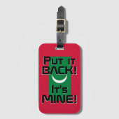 Maldiven Nationale vlag Funny Patriotic Bagagelabel (Voorkant (verticaal))