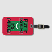 Maldiven Nationale vlag Funny Patriotic Bagagelabel (Voorkant (horizontaal))