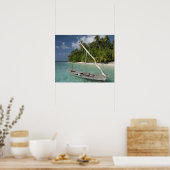 Maldiven, Noord-Male Atol, Eiland Kuda Poster (Keuken)