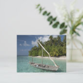 Maldiven, North Male Atoll, Island of Kuda Briefkaart (Staand voorkant)