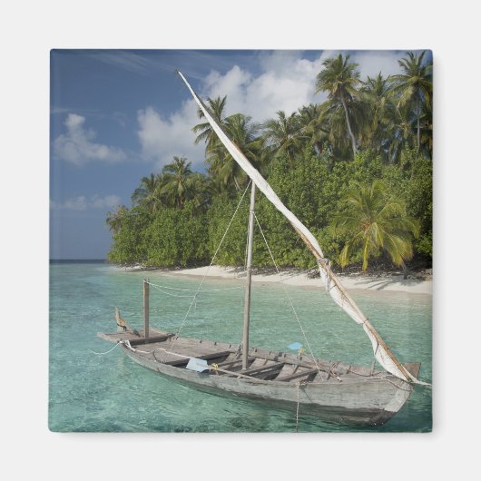 Maldiven, North Male Atoll, Island of Kuda Magneet (Voorkant)