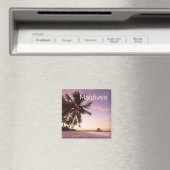 Maldiven Ocean Indian Beach Sunset Island Souvenir Magneet (Insitu (Vaatwasser))