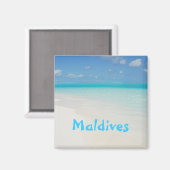 Maldiven op het strand op het eiland magneet (Voorkant / Achterkant)