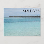 maldiven overwater briefkaart (Voorkant)