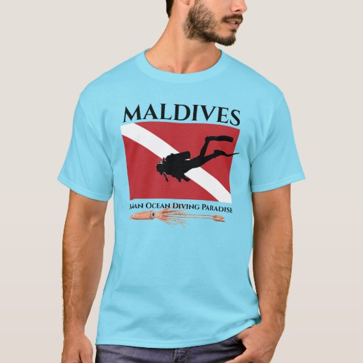 Maldiven Scuba T-Shirt (Voorkant)