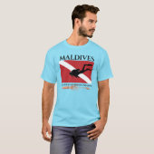 Maldiven Scuba T-Shirt (Voorkant volledig)