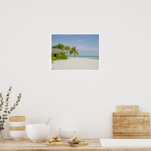 Maldiven Solitude Poster (Keuken)