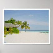 Maldiven Solitude Poster (Voorkant)