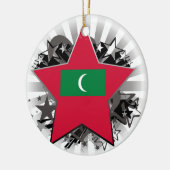 Maldiven Star Keramisch Ornament (Links)